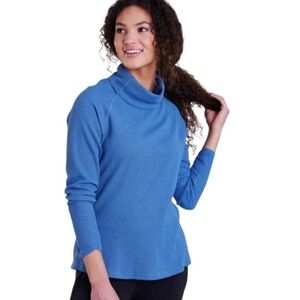 Kuhl Women's Petra Turtleneck Pullover Sweatshirt Top Blue Size Medium
